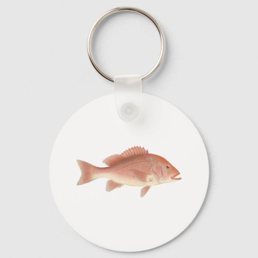 Red Snapper Art Sleutelhanger (Voorkant)