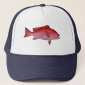 Red Snapper Fish Trucker Pet (Voorkant)