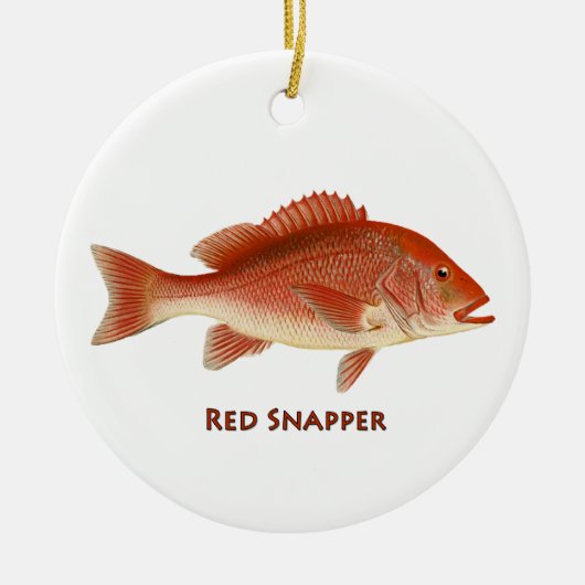Red Snapper Ornament (Voorkant)