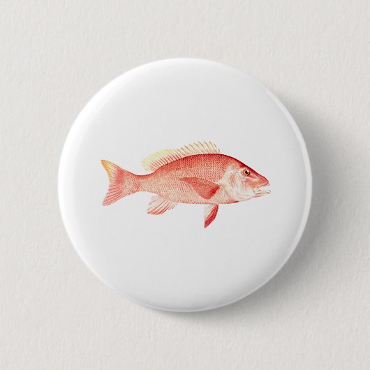 Red Snapper Ronde Button 5,7 Cm (Voorkant)