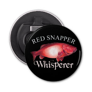Red Snapper Whisperer Dark Button Flesopener