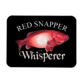 Red Snapper Whisperer Dark Magneet (Horizontaal)