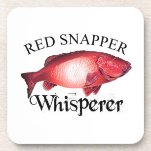 Red Snapper Whisperer Light Bier Onderzetter