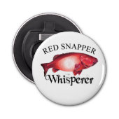 Red Snapper Whisperer Light Button Flesopener (Voorkant)
