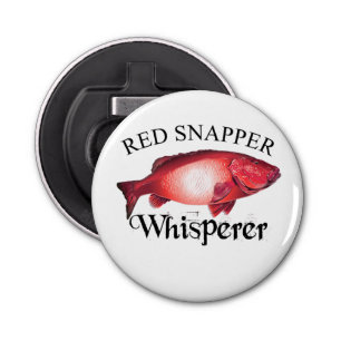 Red Snapper Whisperer Light Button Flesopener