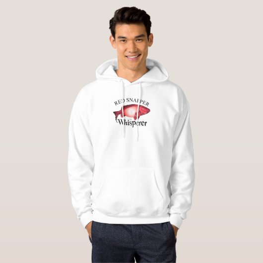 Red Snapper Whisperer Light Hoodie (Voorkant volledig)