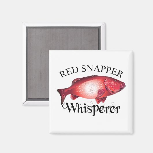 Red Snapper Whisperer Light Magneet (Voorkant / Achterkant)