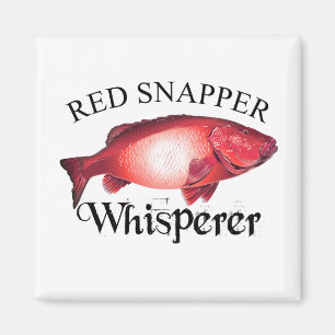 Red Snapper Whisperer Light Magneet
