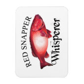Red Snapper Whisperer Light Magneet (Verticaal)