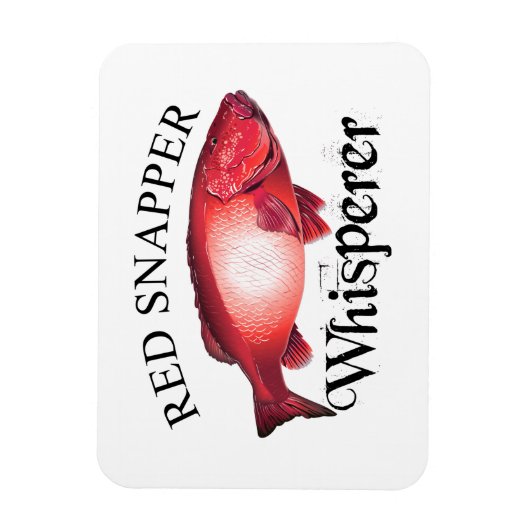 Red Snapper Whisperer Light Magneet (Verticaal)