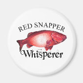 Red Snapper Whisperer Light Magneet (Voorkant)