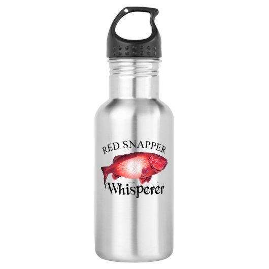 Red Snapper Whisperer Light Waterfles (Voorkant)