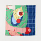 Red Sneak Peek Wandkleed (Voorkant (horizontaal))