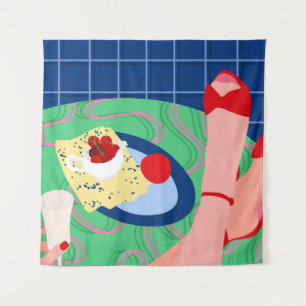 Red Sneak Peek Wandkleed