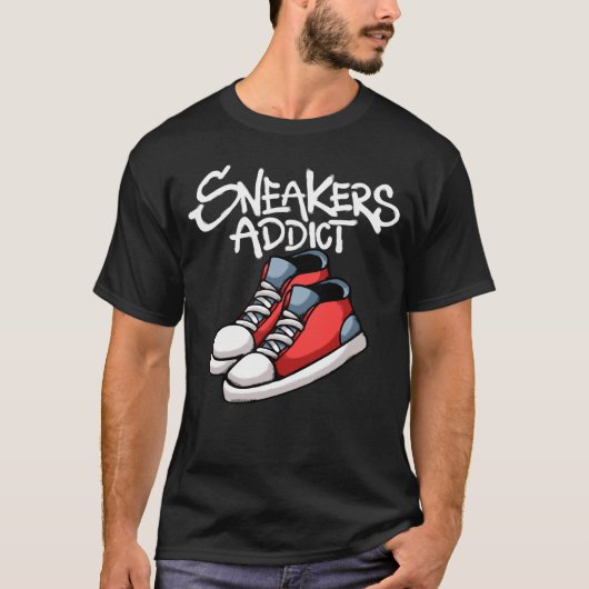 Red Sneakers streetwear T-shirt (Voorkant)