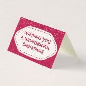 Red Snow Design 25-pak kerstkaarten Kaart (Voorkant)