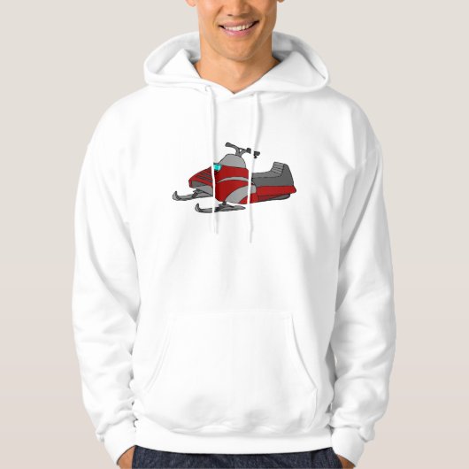 Red Snow Mobile Hoodie (Voorkant)