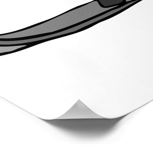 Red Snow Mobile Poster (Hoek)