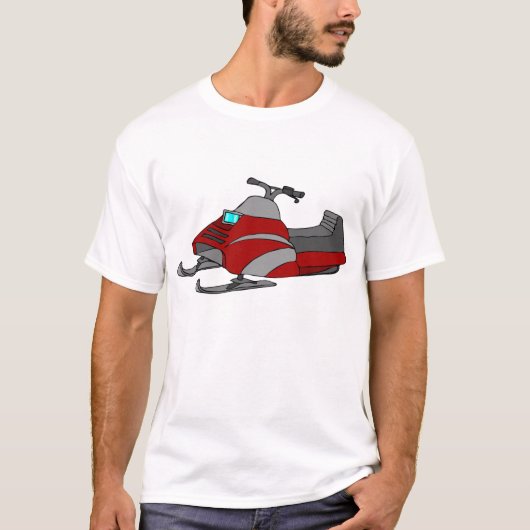 Red Snow Mobile T-shirt (Voorkant)