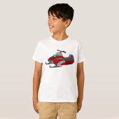 Red Snow Mobile T-shirt (Voorkant volledig)