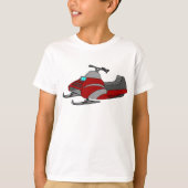 Red Snow Mobile T-shirt (Voorkant)