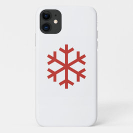 Red Snowflake Case-Mate iPhone Case