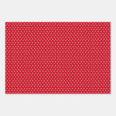 Red Snowflake Inpakpapier Vel (Voorkant 3)