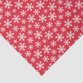 Red Snowflake Tissuepapier (Detail)