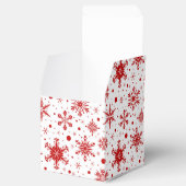 Red Snowflakes And Santa Bedankdoosjes (Geopend)