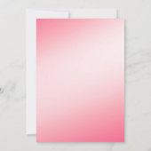 Red Snowflakes Weddenschap Kaart (Achterkant)