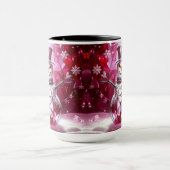 Red Snowman Snowflakes Holiday Mug Mok (Midden)