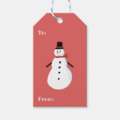Red Snowman van Cadeaulabel (Voorkant)