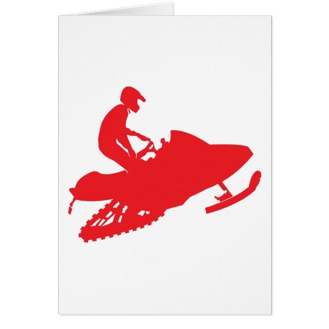 Red-Snowmobiler (Voorkant)