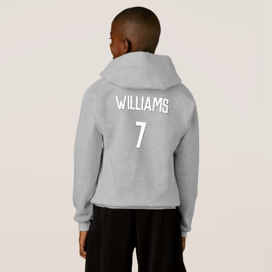 Red Soccer Shield Team, Player Name en Number (Achterkant volledig)