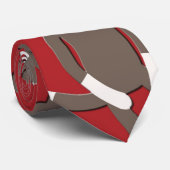 Red Sock Monkey-Stropdas Stropdas (Opgerold)
