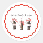 Red Soda Baby Ready to POP 3" Round Sticker (Voorkant)