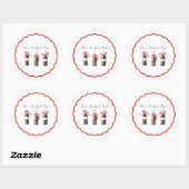 Red Soda Baby Ready to POP 3" Round Sticker (Vel)