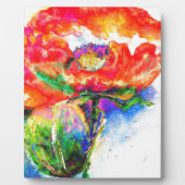 Red Solar Poppy Fotoplaat (Voorkant)