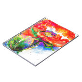 Red Solar Poppy Notitieboek (Linkerzijde)