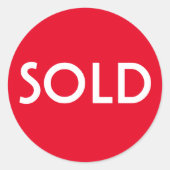 Red Sold Sticker (Voorkant)