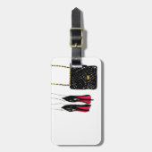Red sole bagagelabel (Voorkant verticaal)