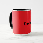 Red, solid red TEMPLATE, black text, Mok (Voorkant links)