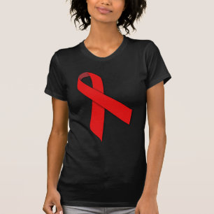 Red Solidarity Ribbon voor AIDS-patiënten T-shirt