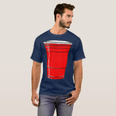 Red Solo Drink Cup Funny Graphic T-shirt (Voorkant volledig)
