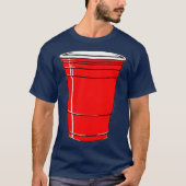 Red Solo Drink Cup Funny Graphic T-shirt (Voorkant)