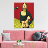 Red Sonja Canvas Afdruk (Insitu (Woonkamer))