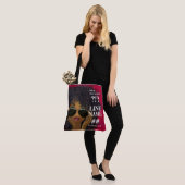Red Sorority Black Art Tote Bag (Op model)