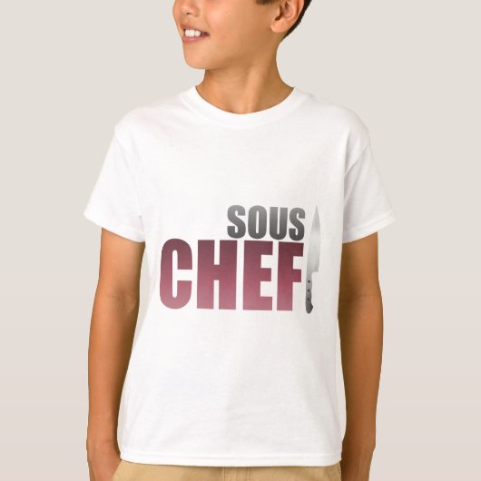 Red Sous Chef T-shirt (Voorkant)