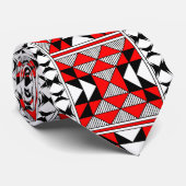 Red Southwest Sacred Stropdas (Opgerold)