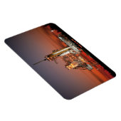 Red Space Shuttle Spaceship Atlantis op startpad Magneet (Rechterzijde)